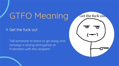 gtfo wikipedia|gtfo meaning in text.